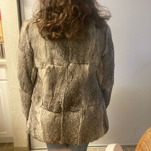 Vintage Rabbit Fur Coat